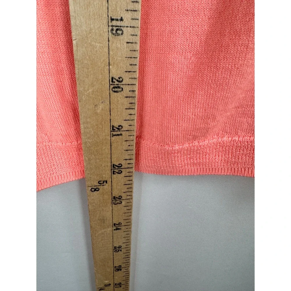 J.Crew Merino Wool Polo Sweater Size M‎ Pink Short Sleeve preppy money classic